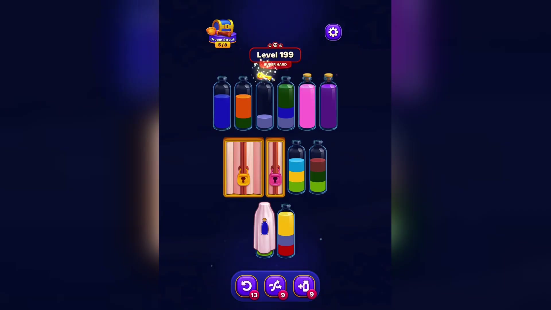 Unlocking and Sorting Locked Tubes