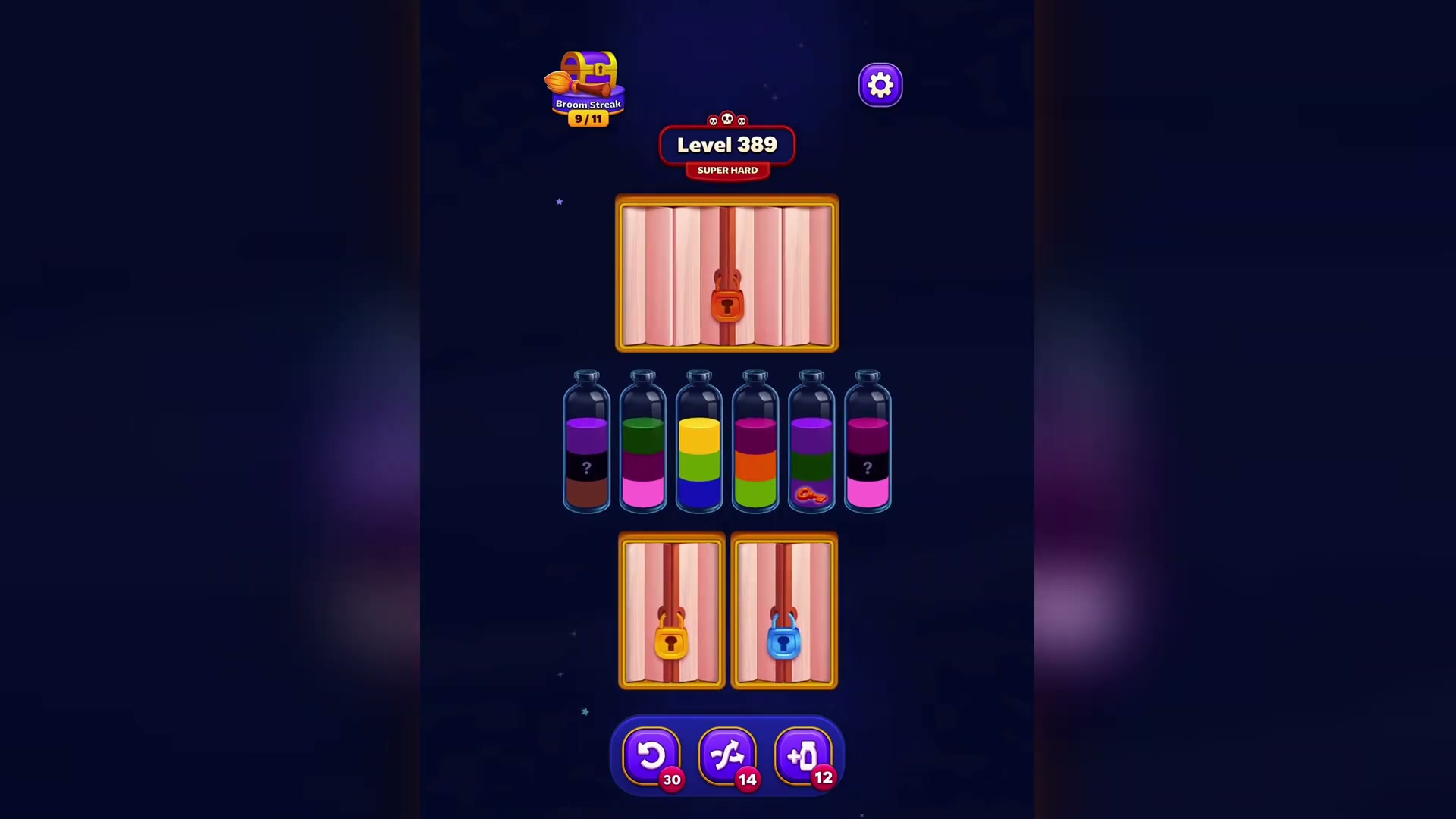 Unlock Initial Top Bottles