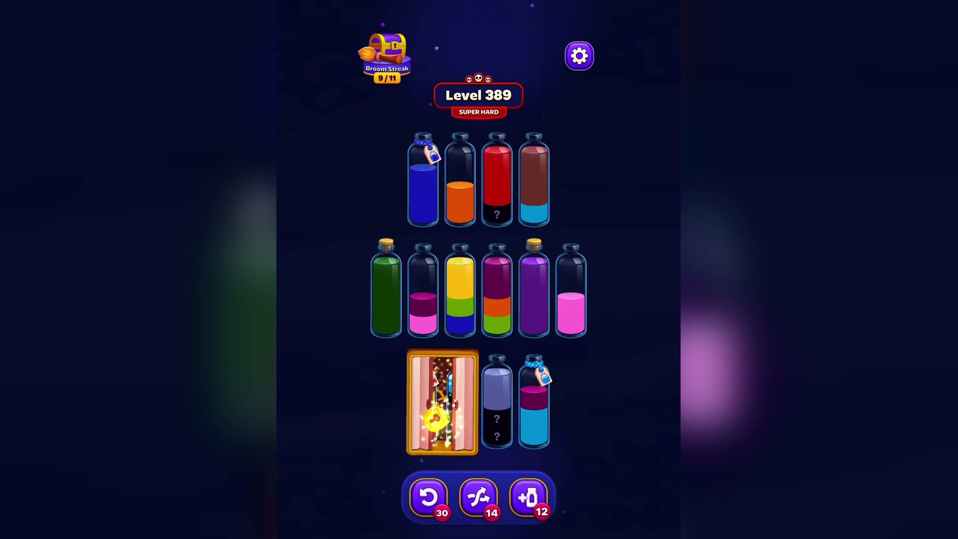 Prioritize Unlocking Bottom Bottles