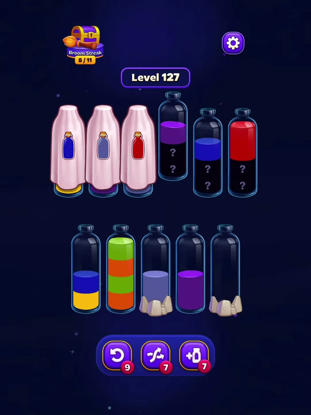 Manage the Question Mark Tubes