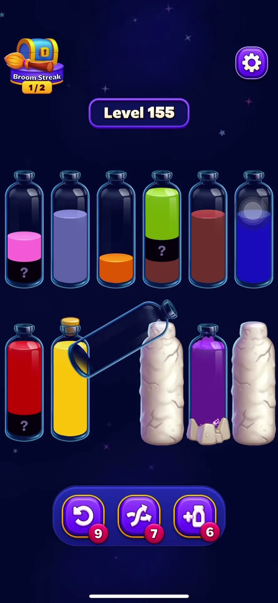 Clear Purple to Gain Space