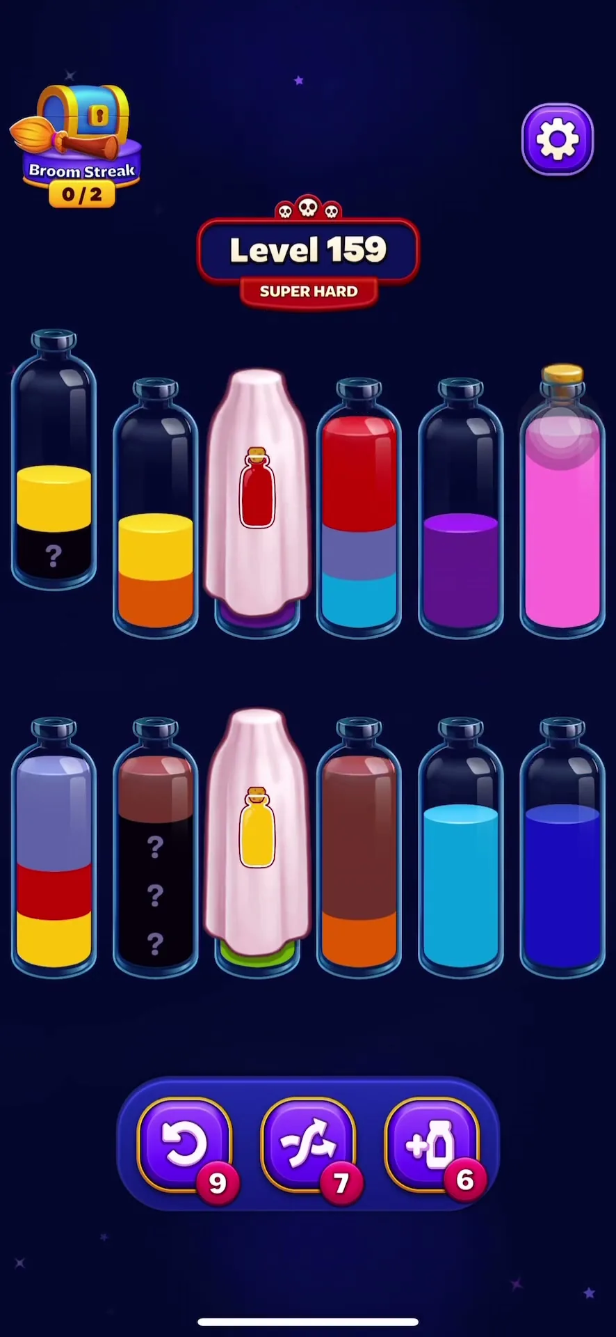 Manage the Question Mark Tubes