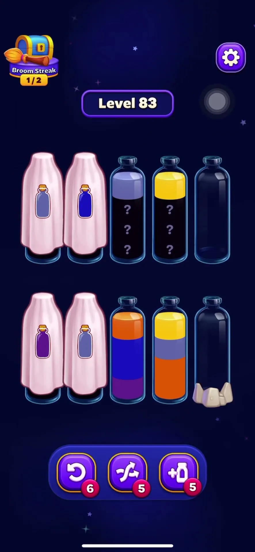 Clear the Top Layers