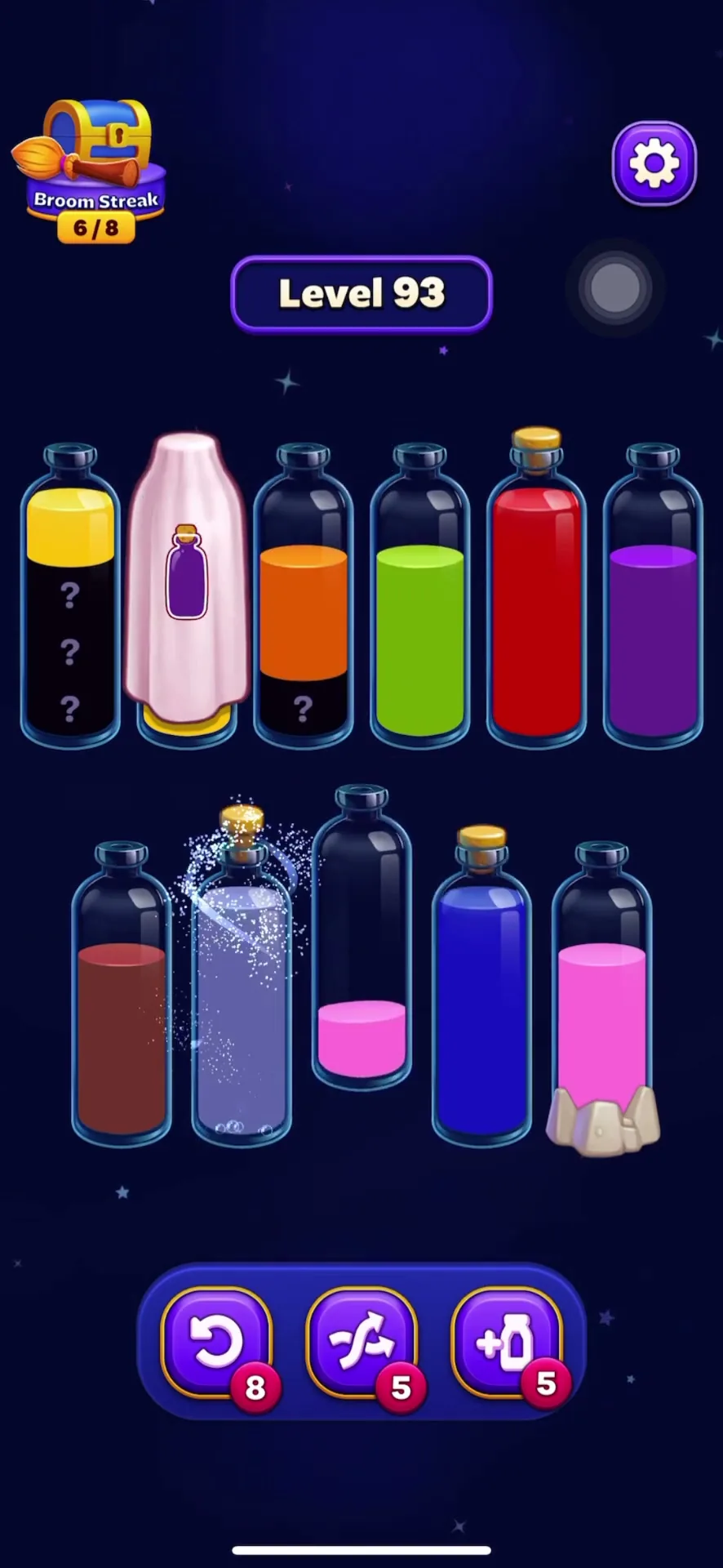 Clear the Pink Potion