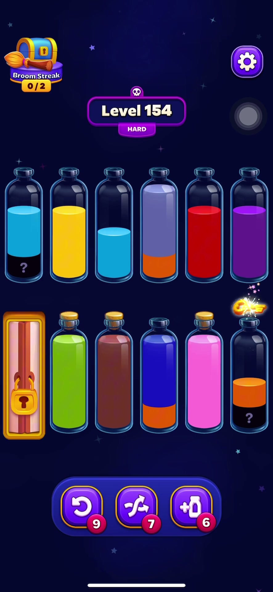 Clear the Blue and Purple