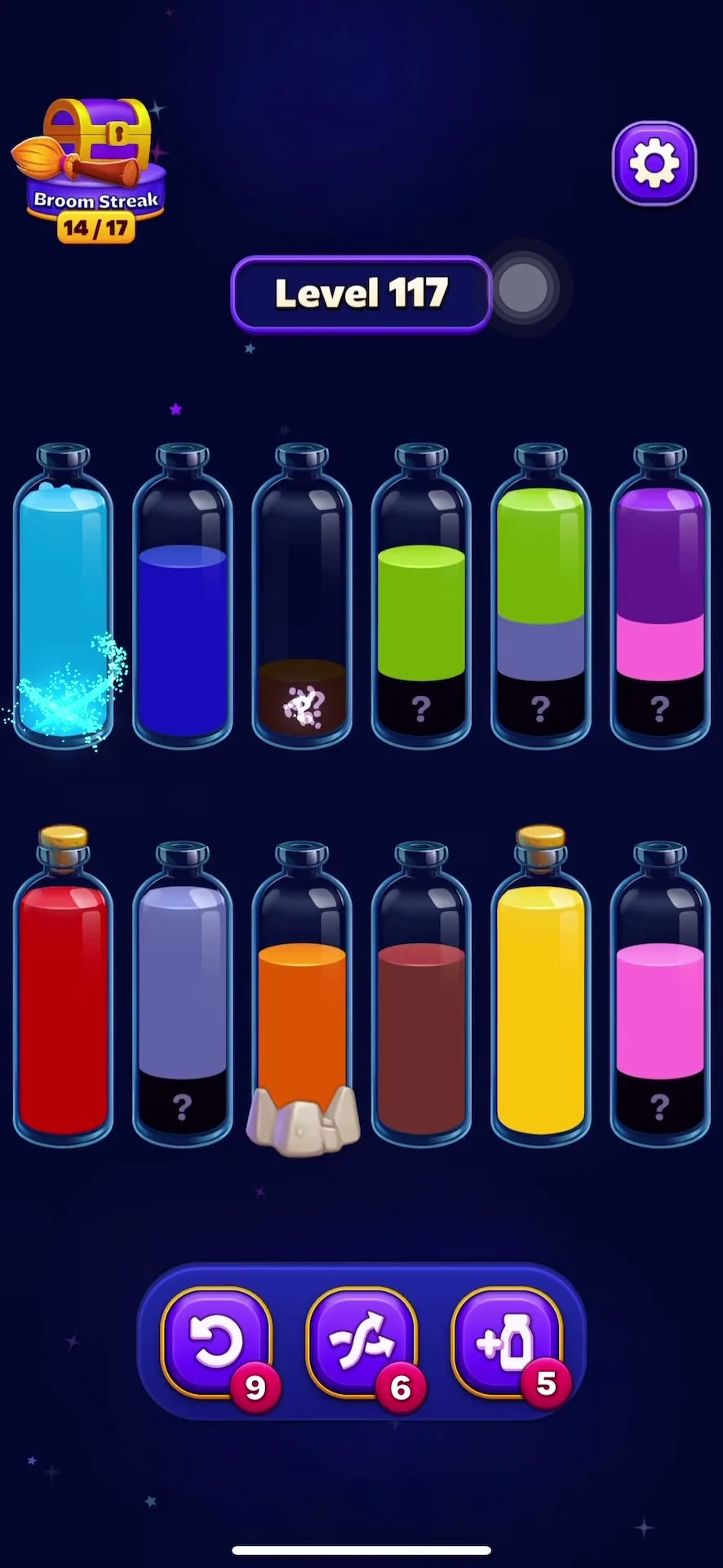 Consolidate Orange to Clear Space
