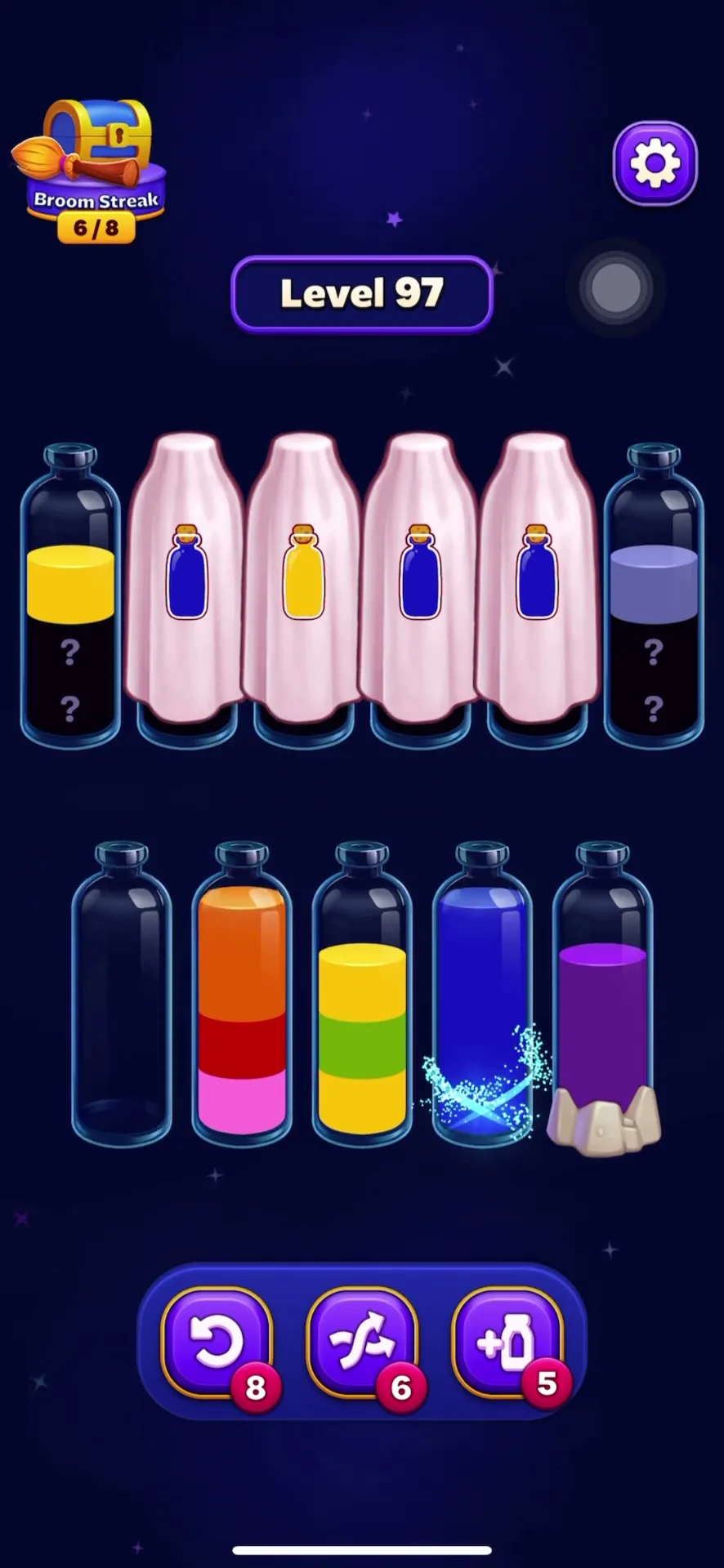 Manage Hidden Bottle Reveals