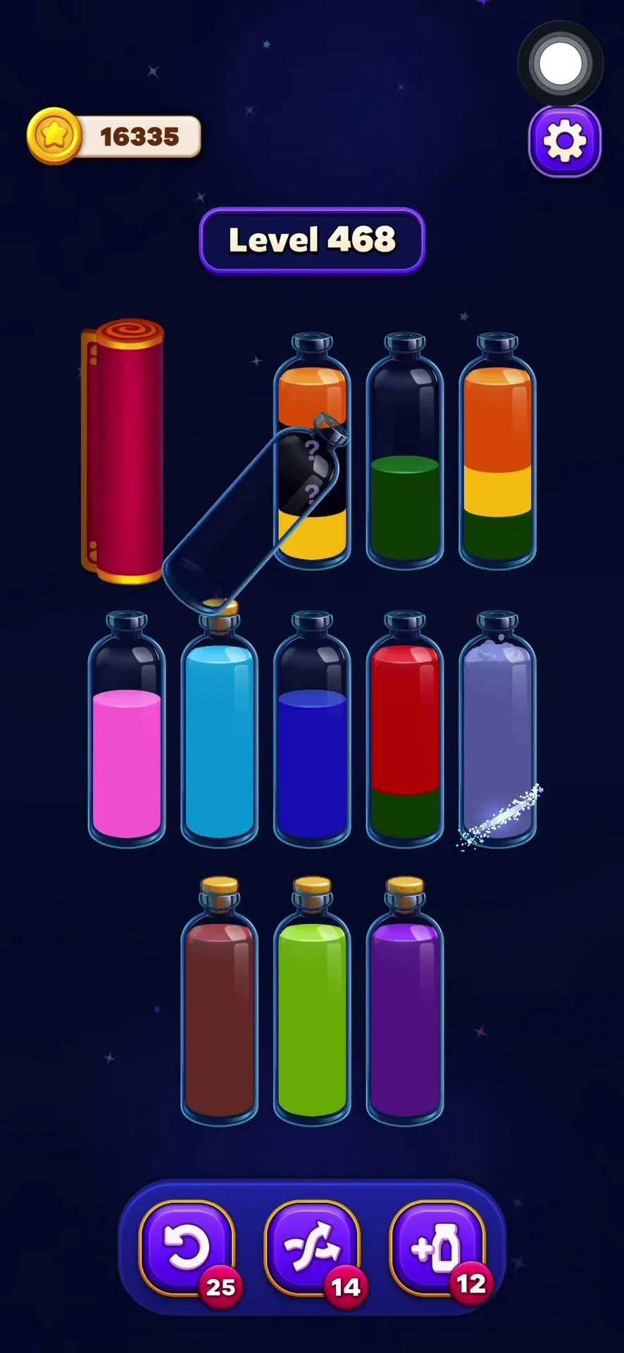 Clear the Black Hidden Stack
