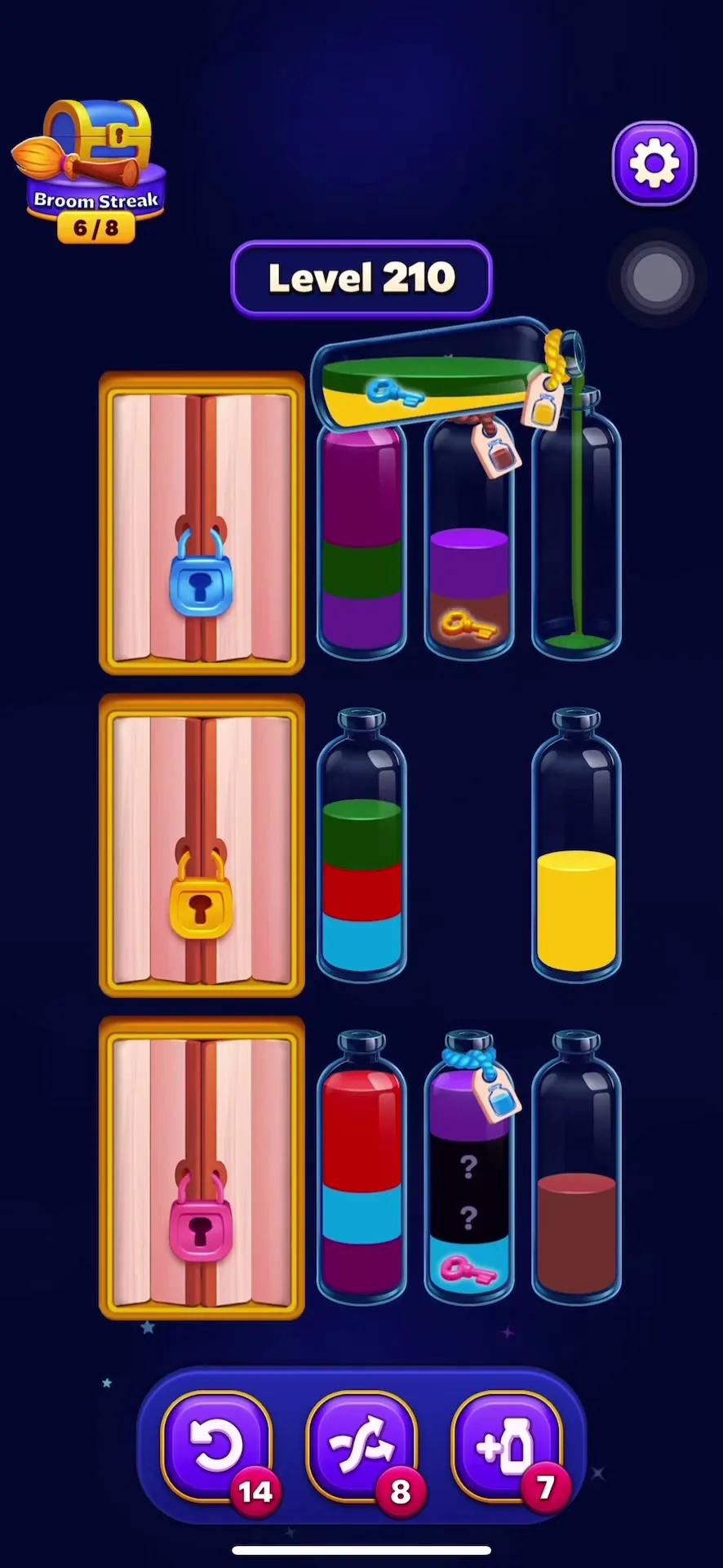 Space Management with Locked Tubes