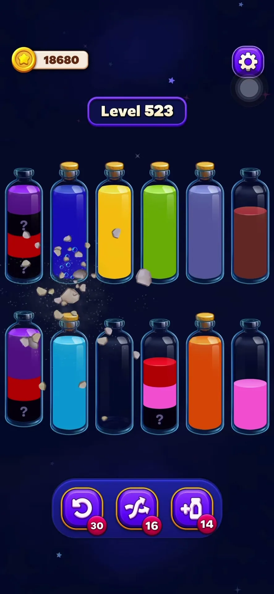 Clearing the Dark Blue Stack