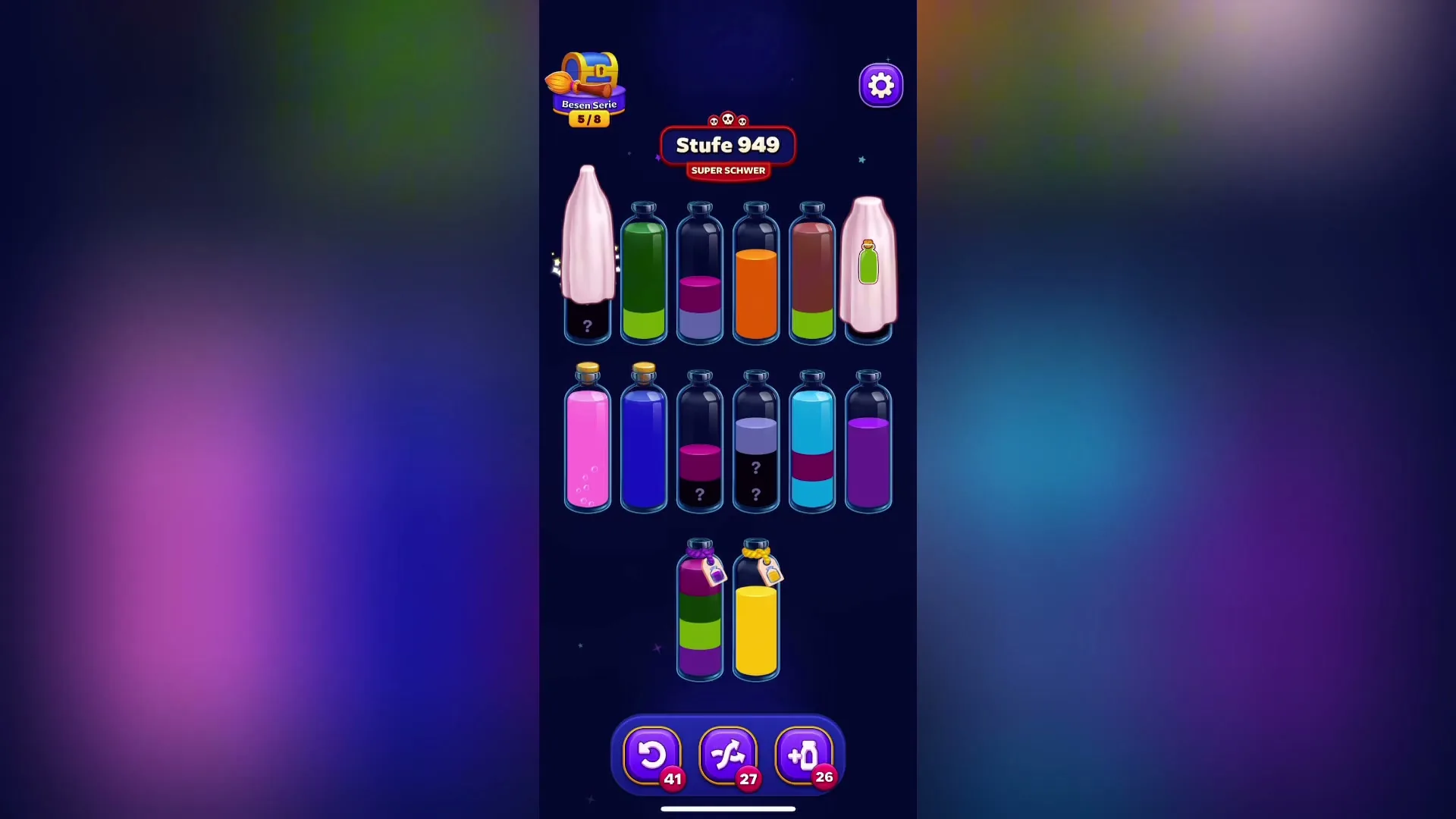 Consolidate Dark Blue to Free Space