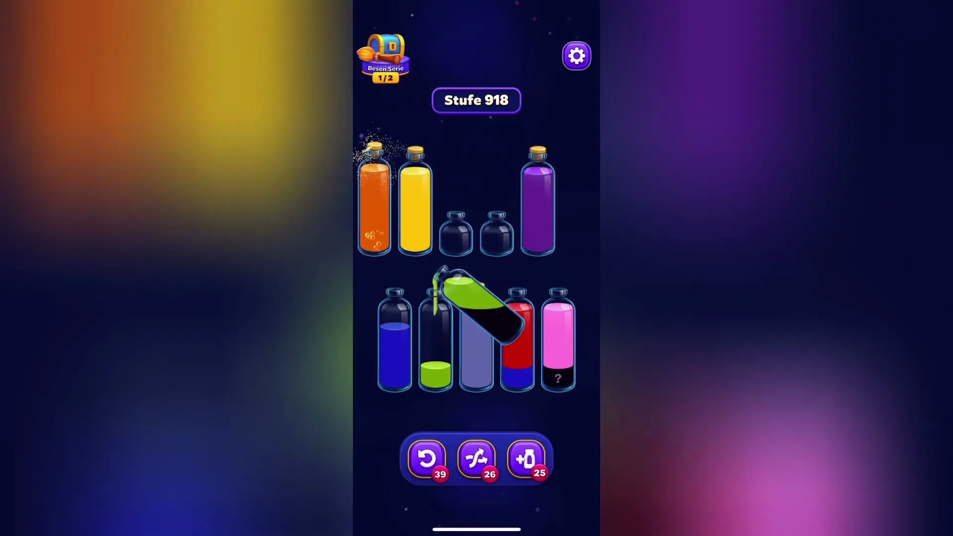 Consolidate Dark Blue to Free Space
