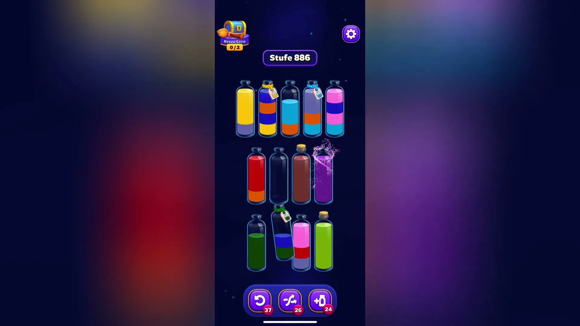 Complete the Dark Blue Tube