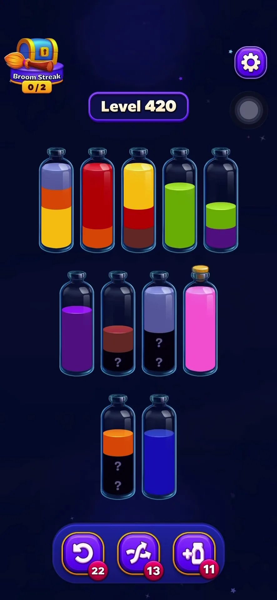 Clear the First Full Tube