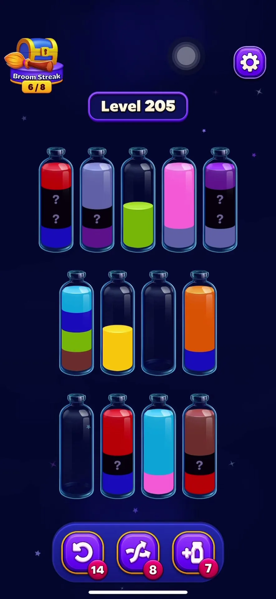Manage Question Mark Tubes