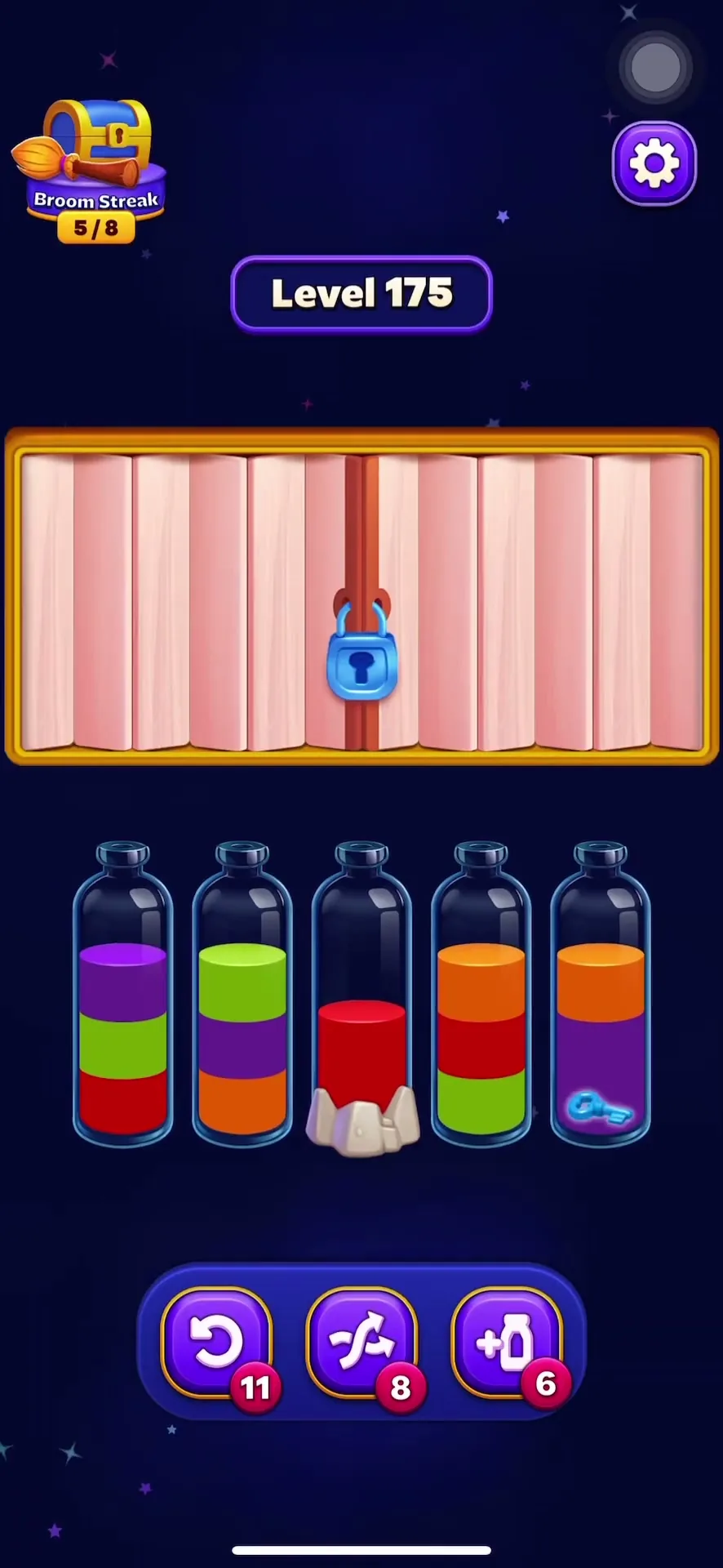 Retrieve the Blue Key