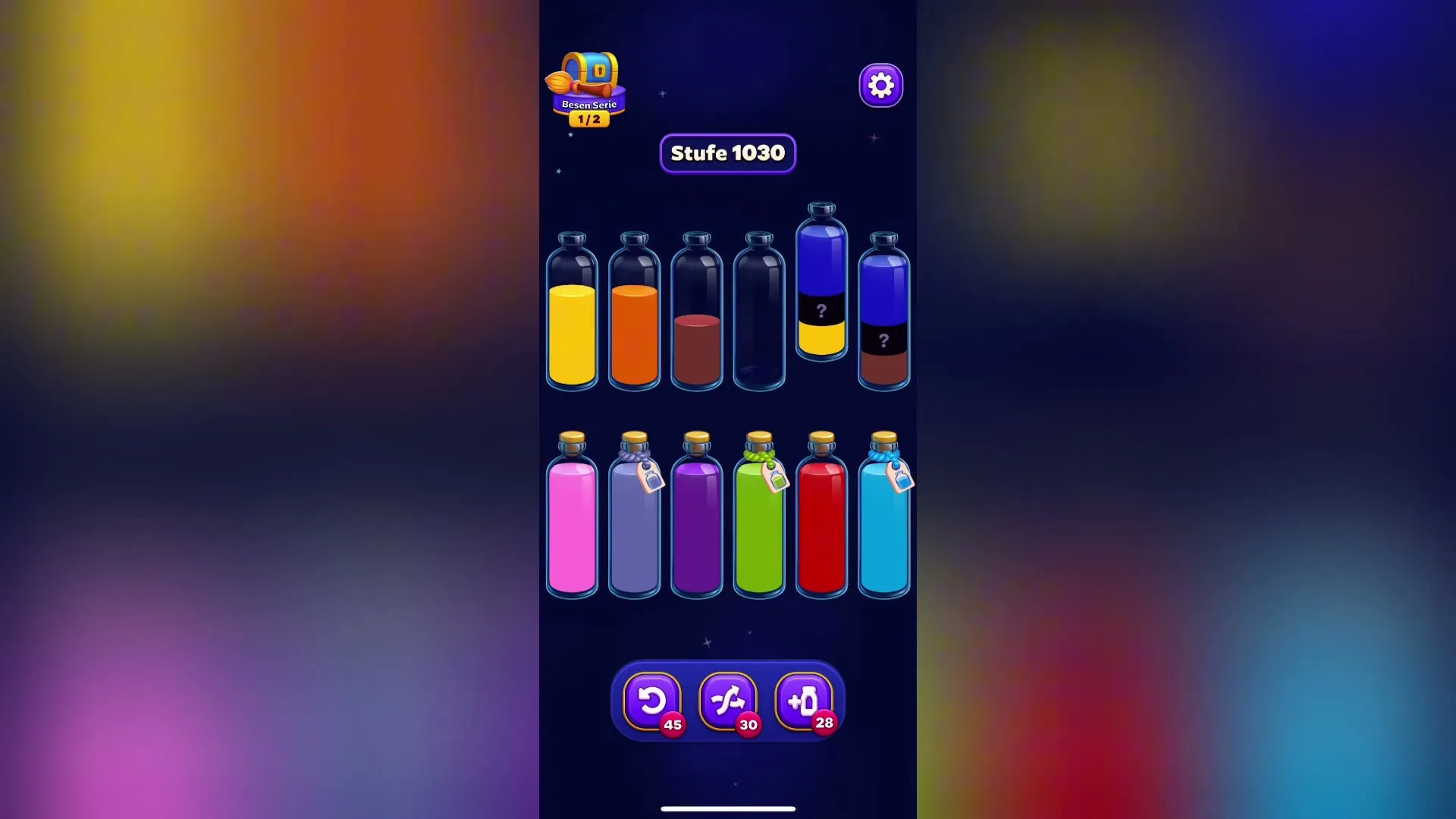 Clear the Dark Blue Stack