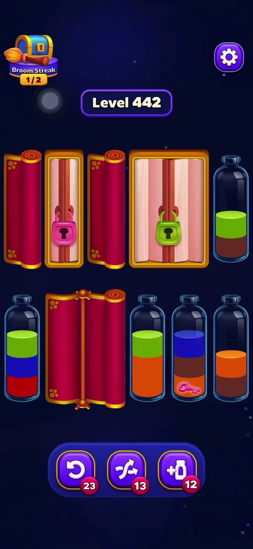 Retrieve the Pink Key