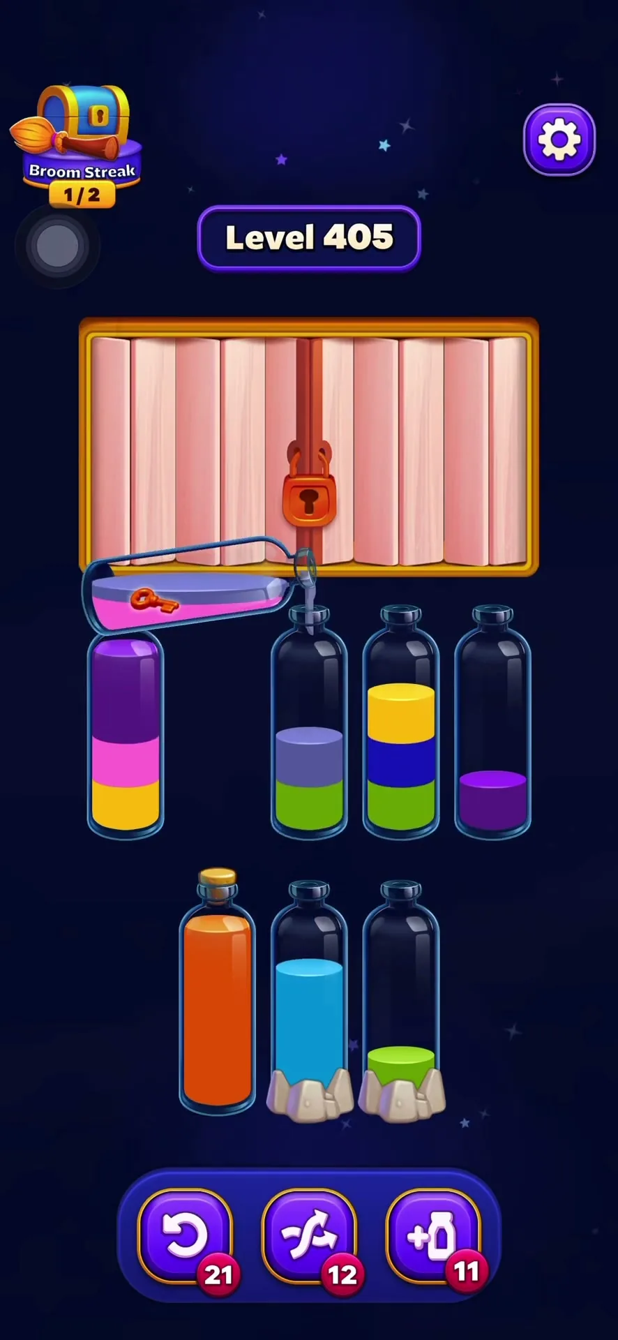 Hidden Bottle Management
