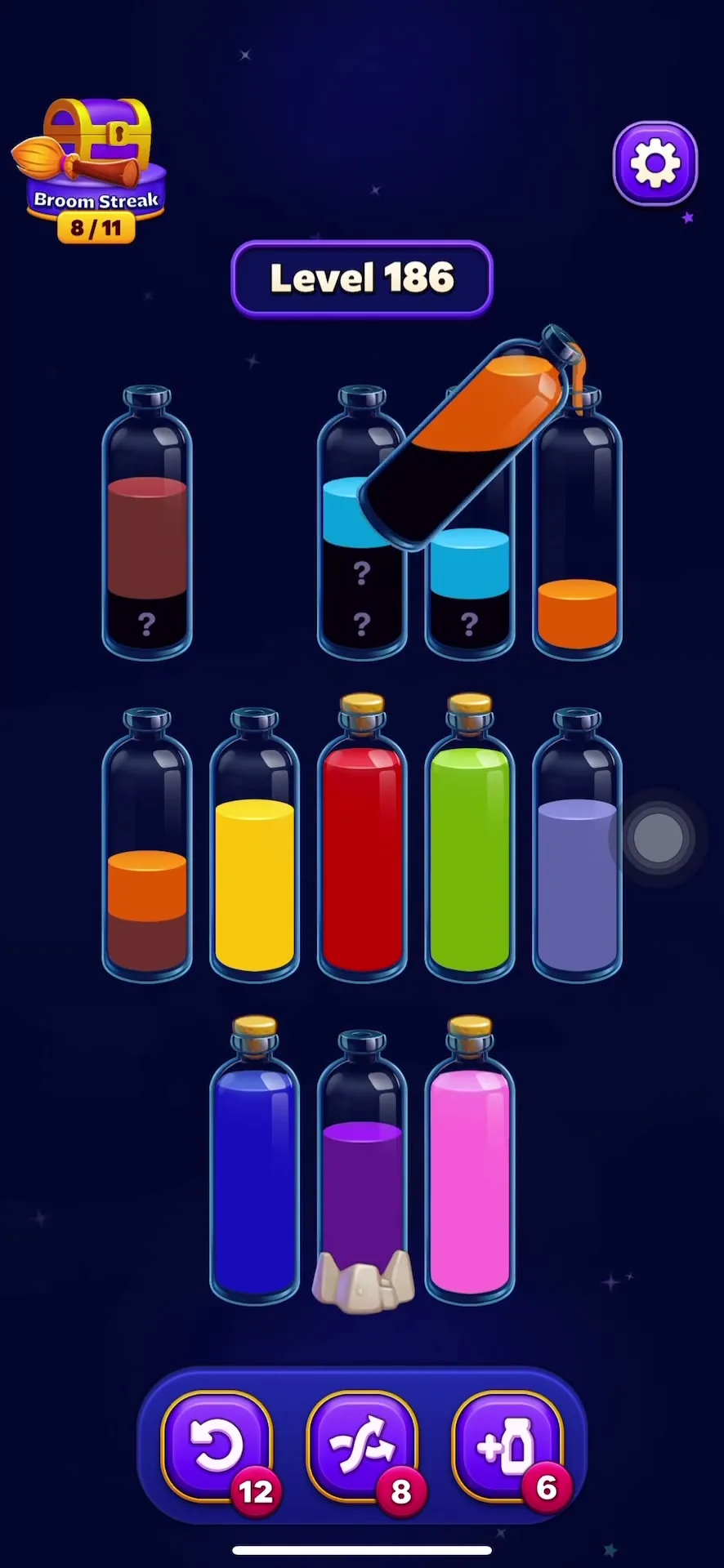 Clear the Orange and Yellow