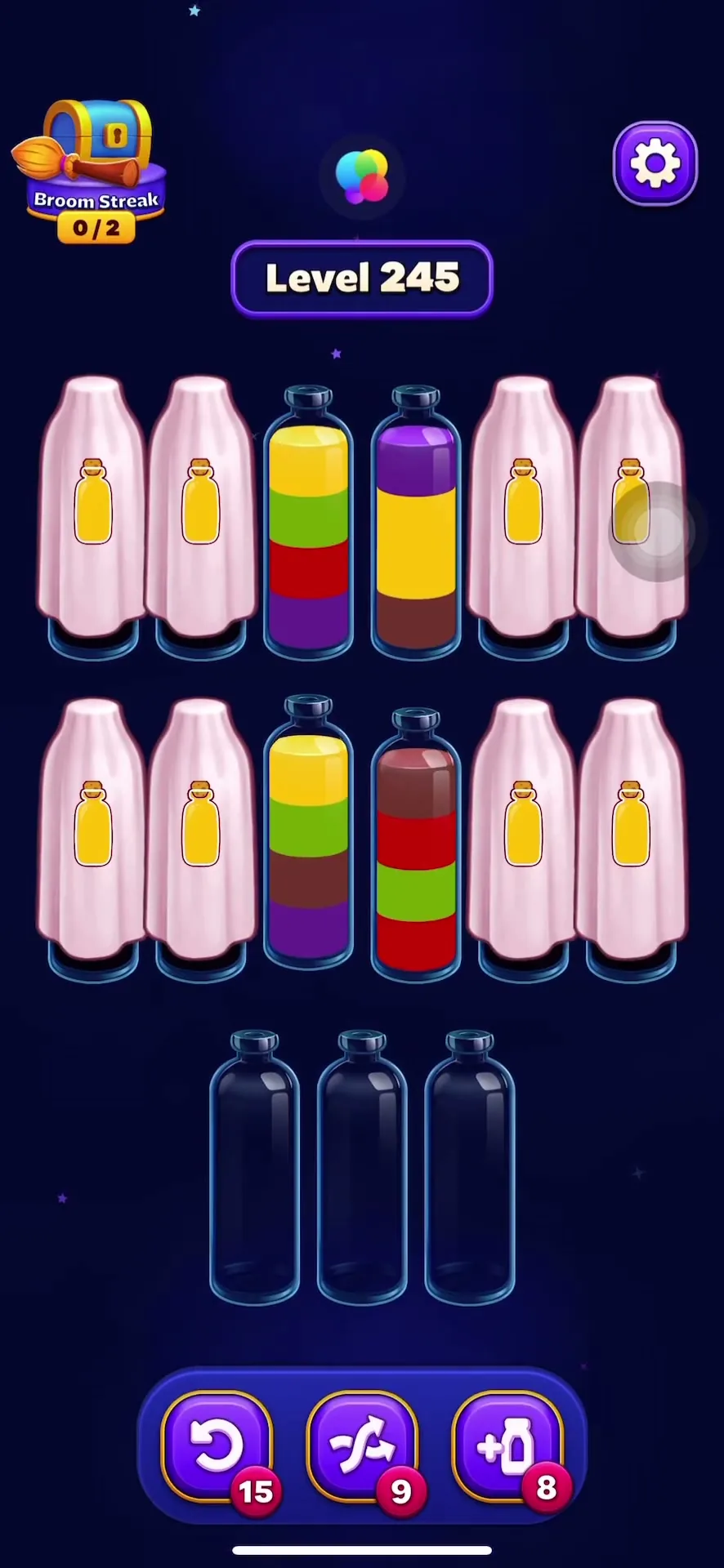 Clear the Top Layers
