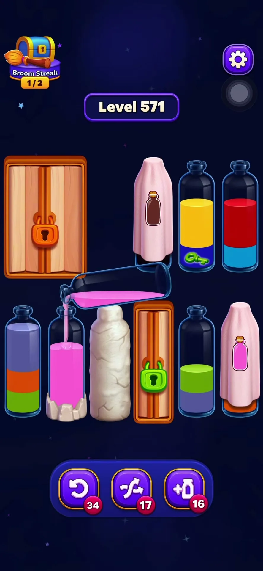 The Stone Tube and Locked Obstacles