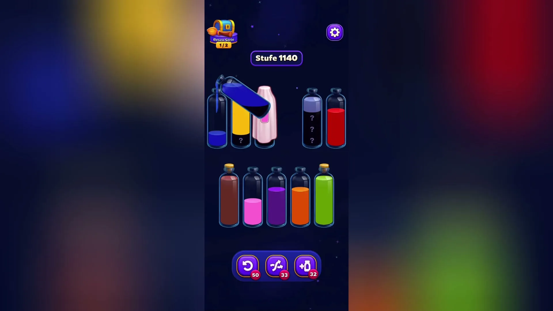 Completing the Dark Blue Tube