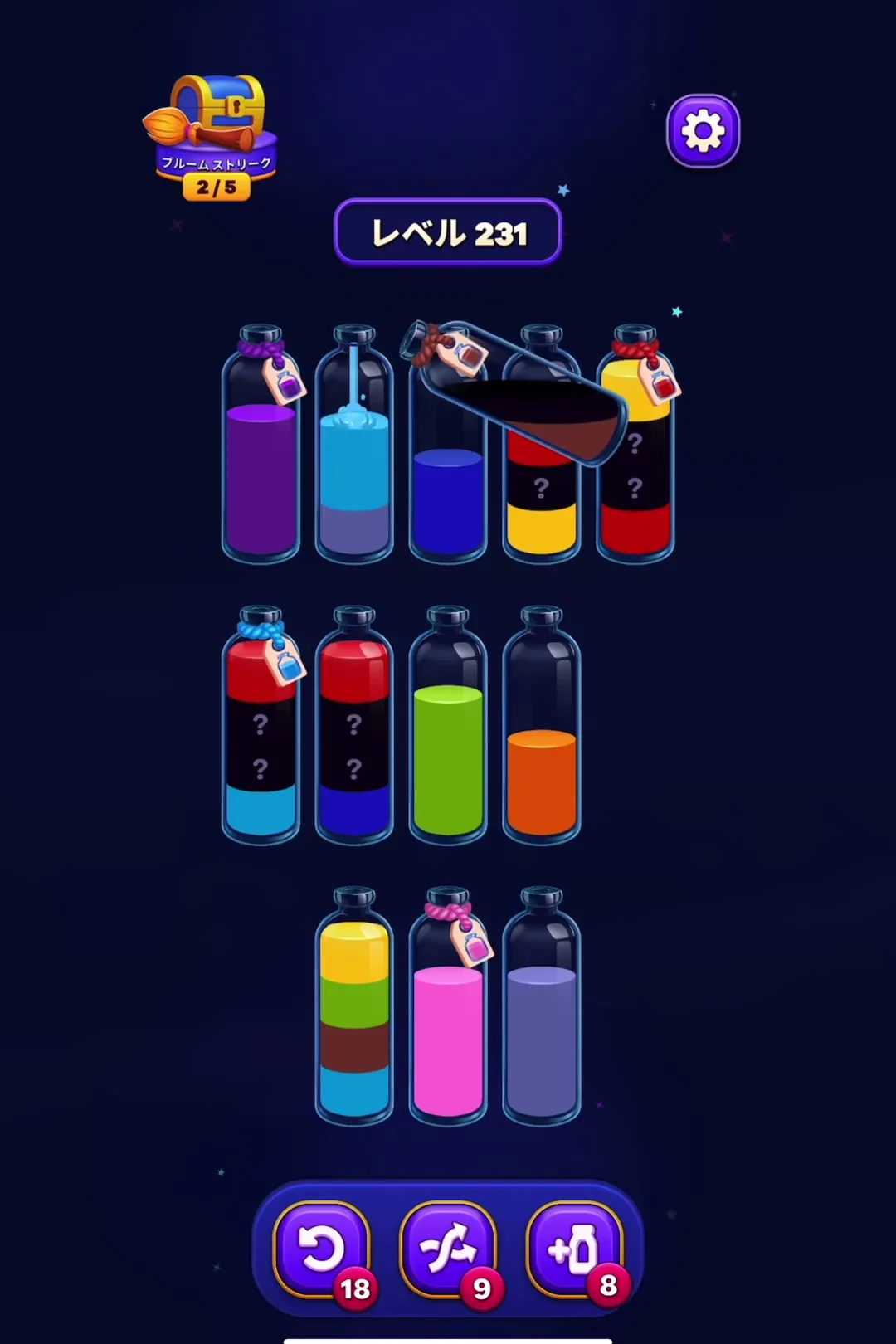 The Dark Blue Bottleneck