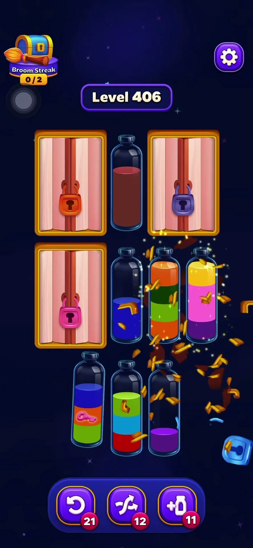 Retrieve the Pink Key
