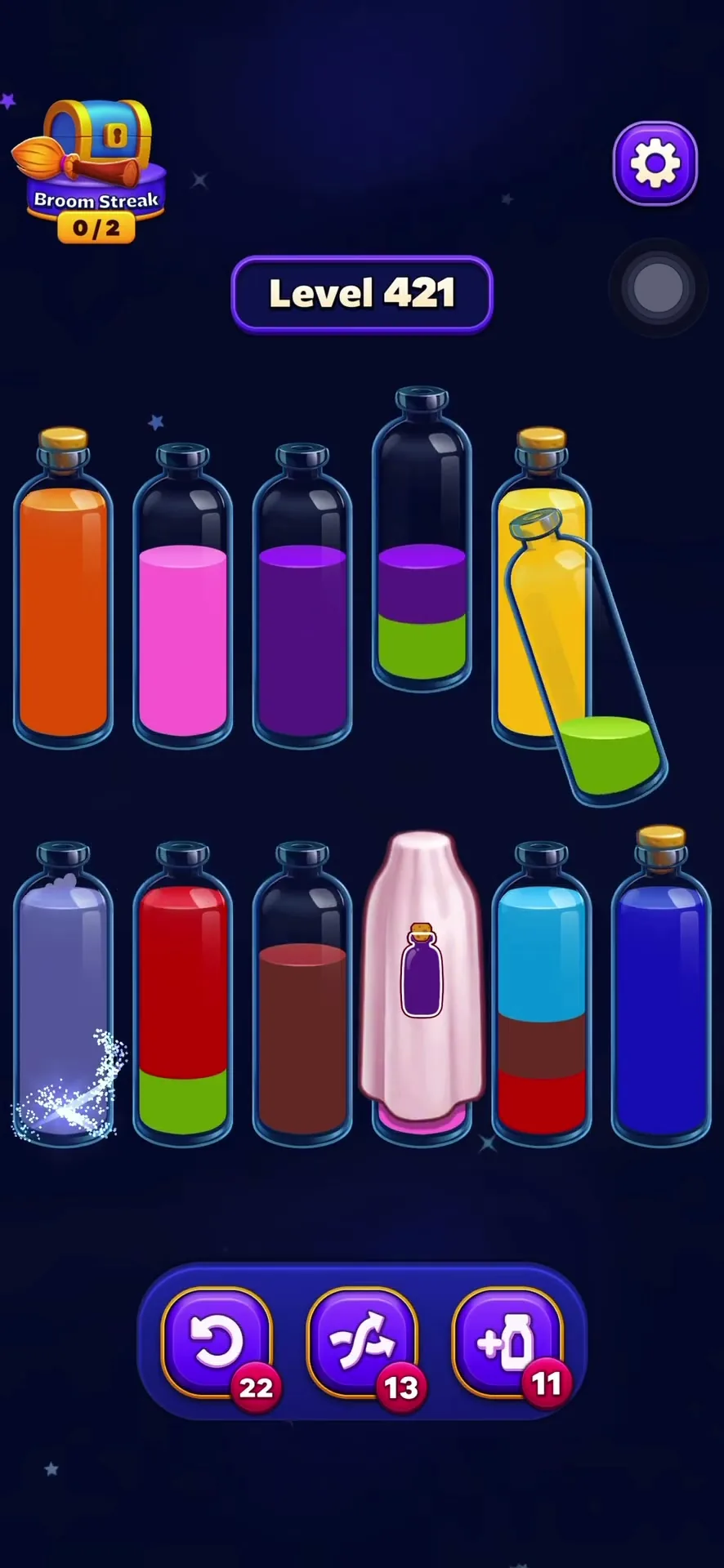 Consolidate Purple to Free Space