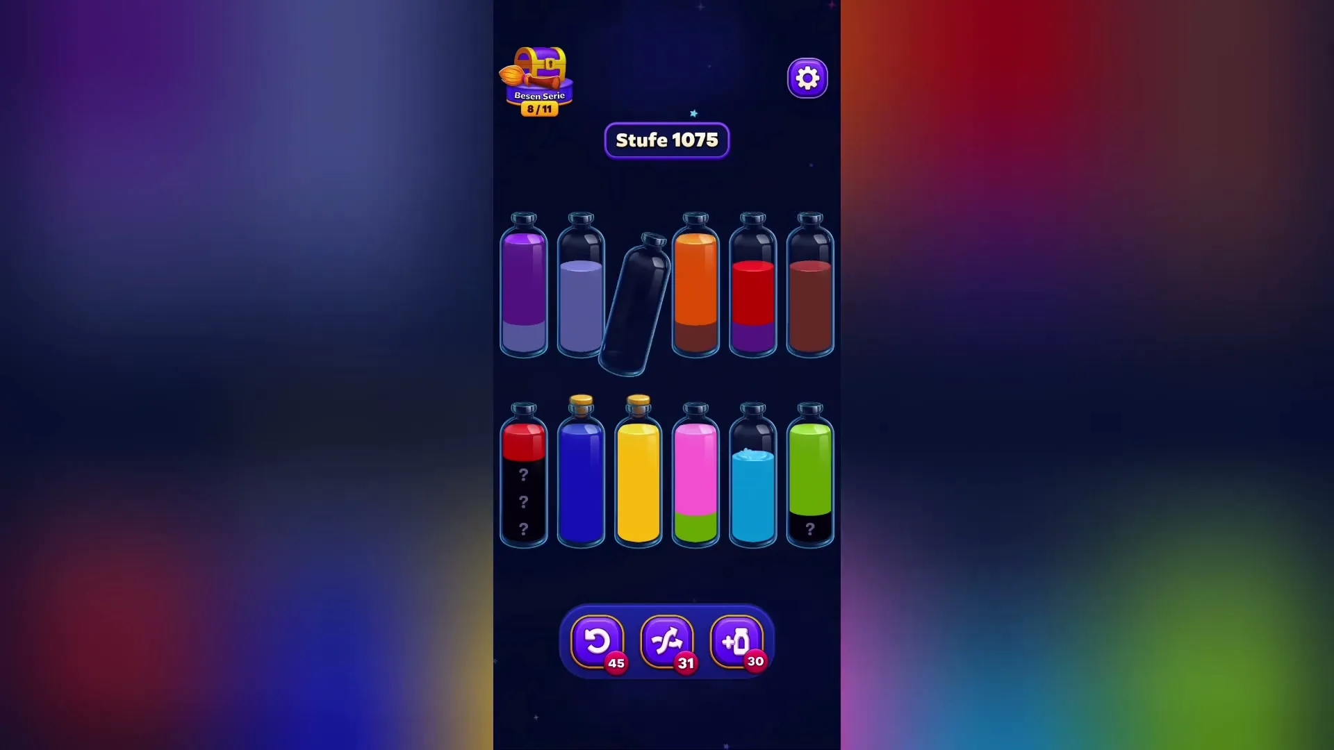 Clear the Dark Blue Tube