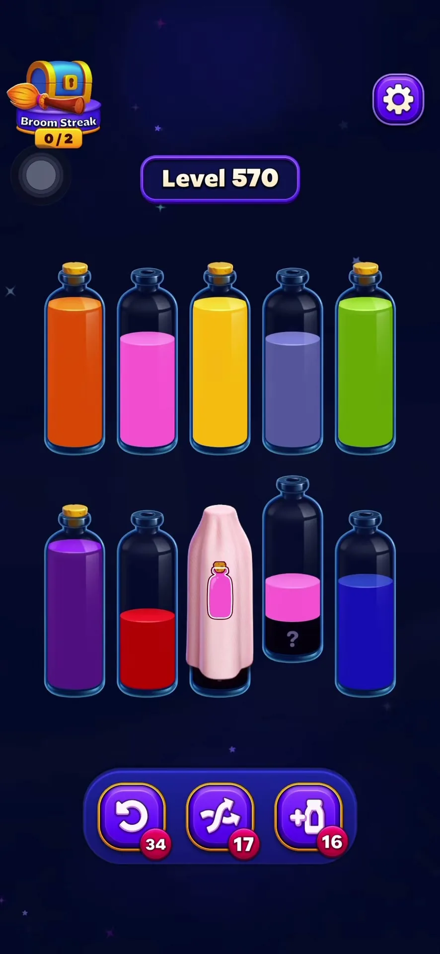Clear the Light Blue and Purple
