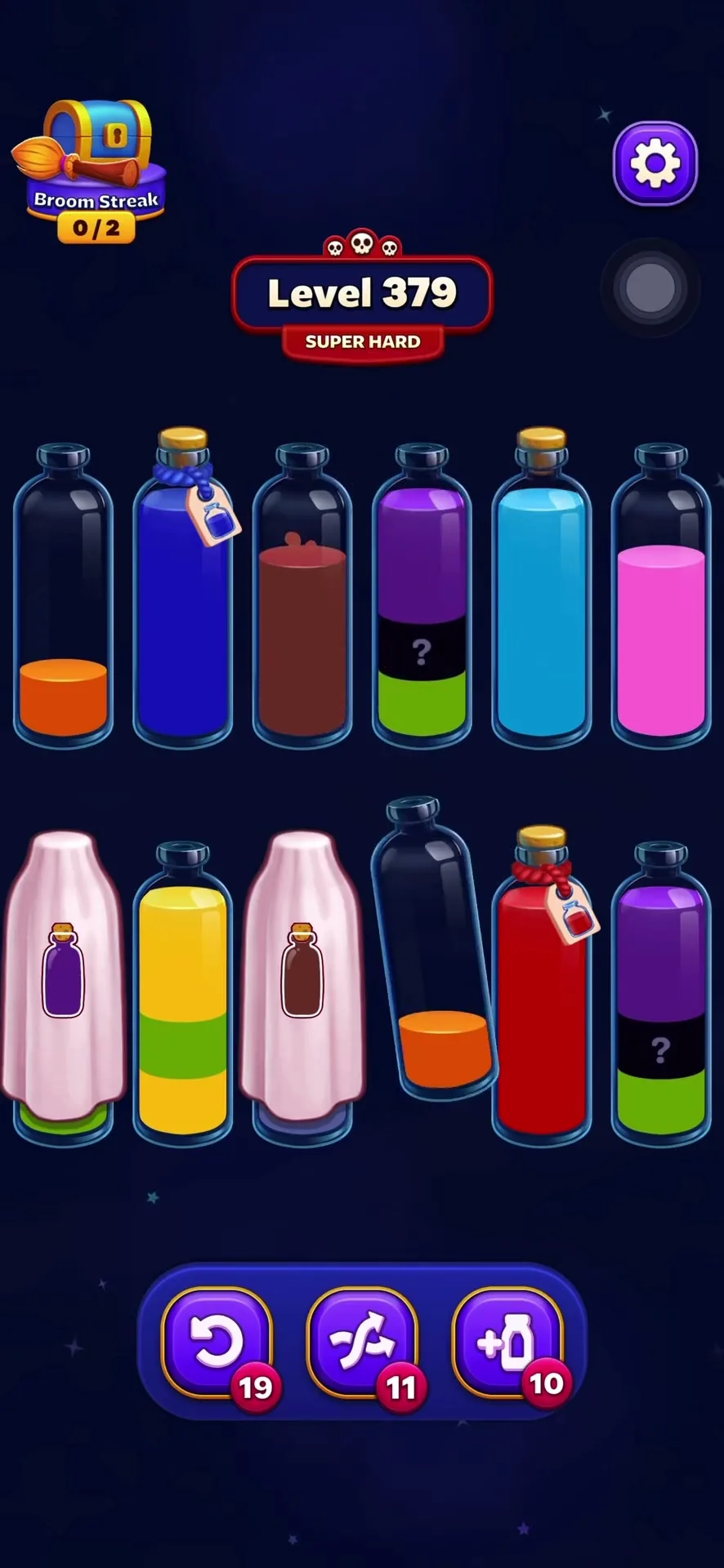Consolidate to Create Empty Tubes