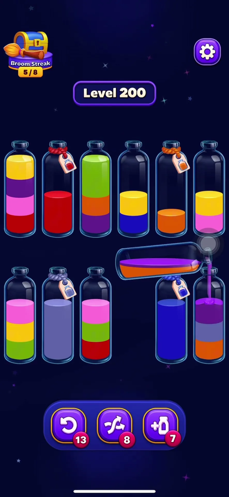 Consolidate Scattered Colors