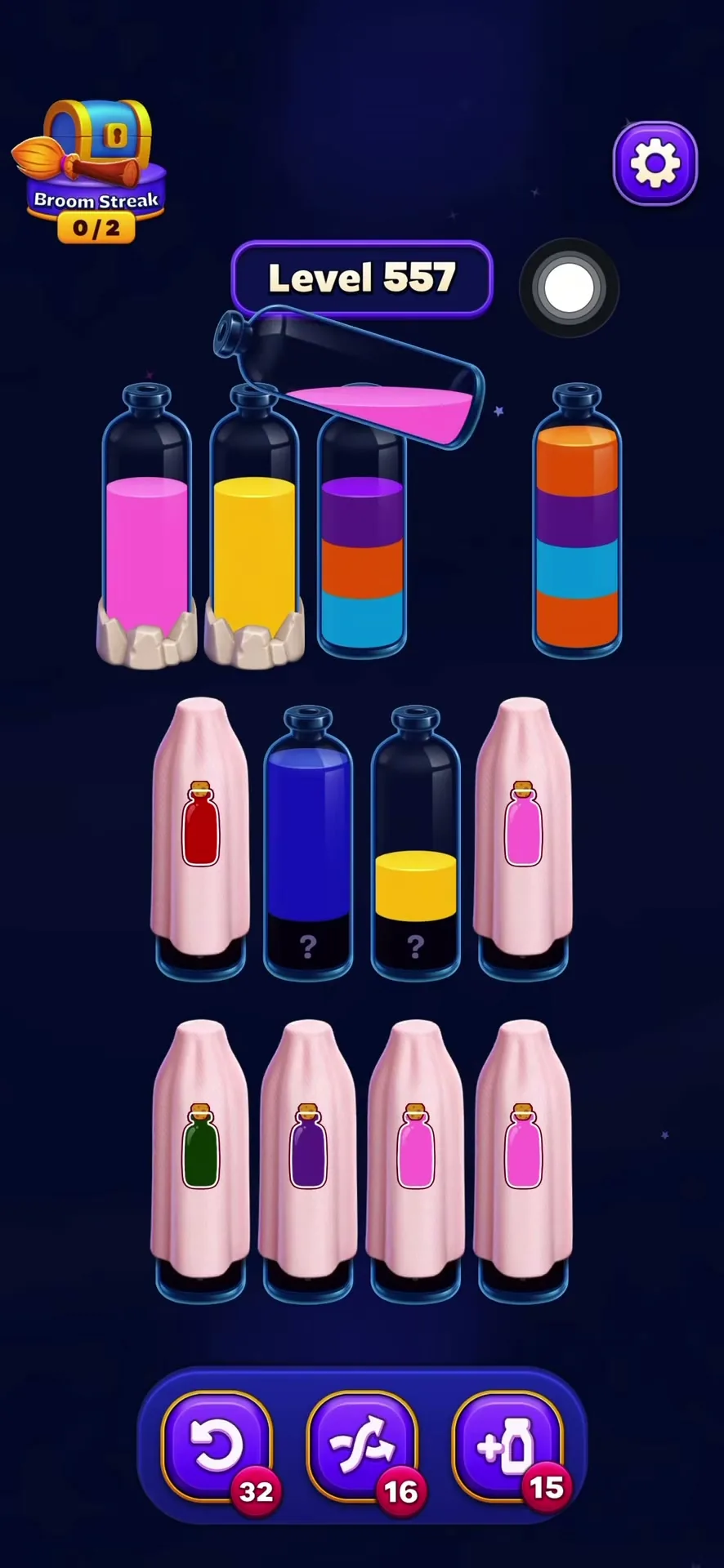 Manage Question Mark Tubes
