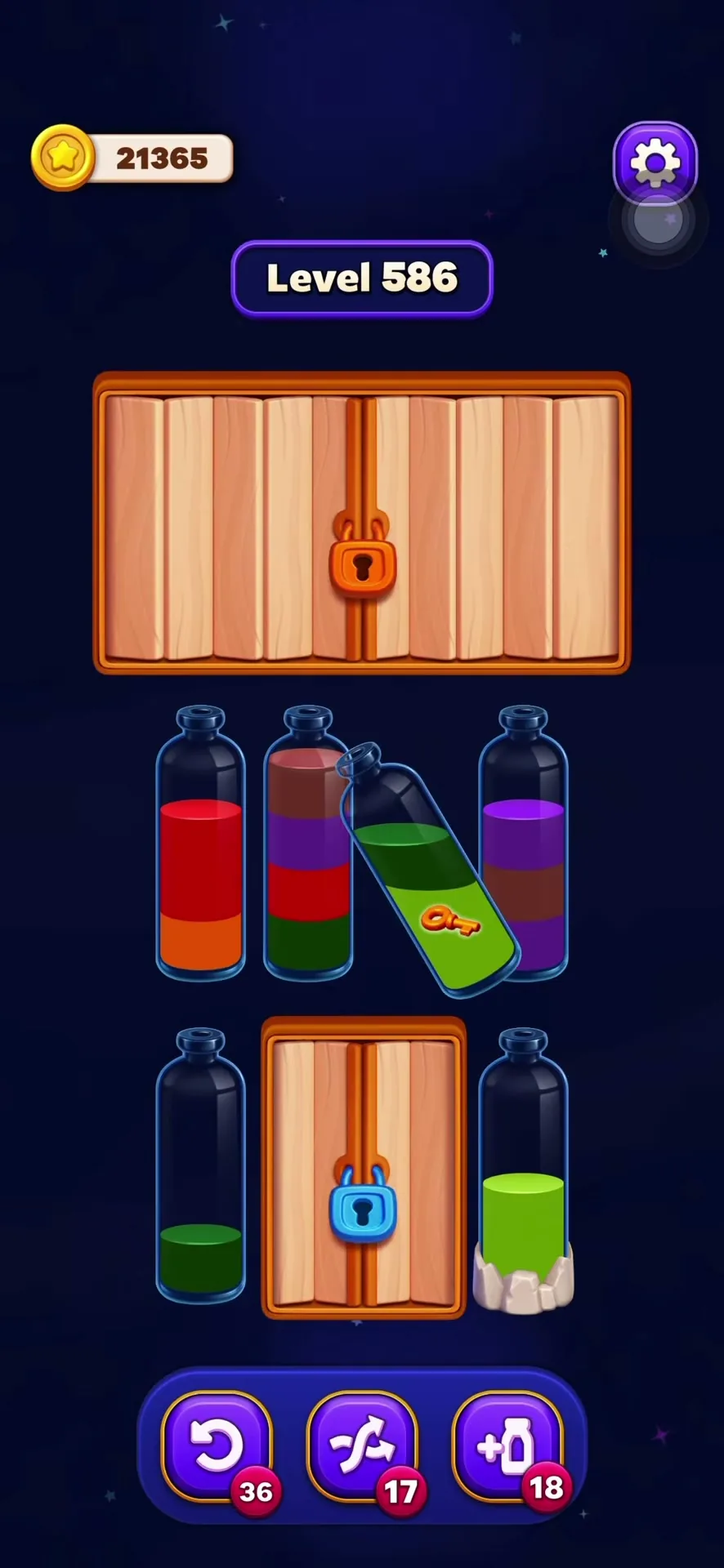 Unlock the Top Cabinet