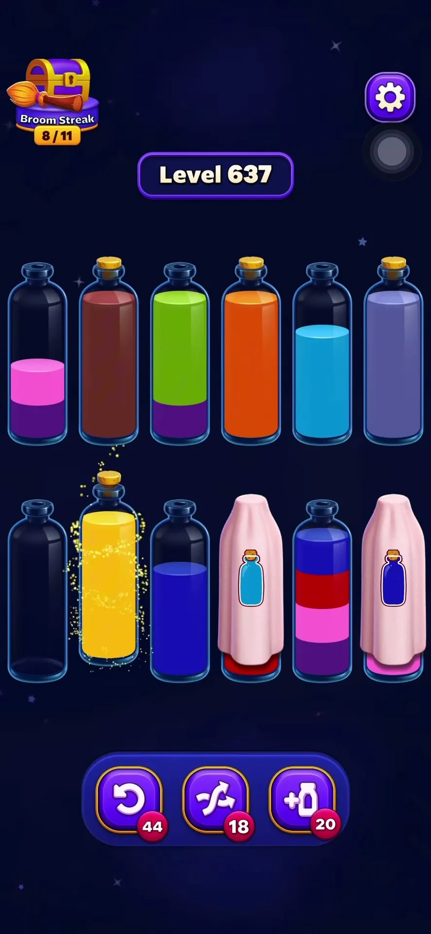 Consolidate the Pink Potion