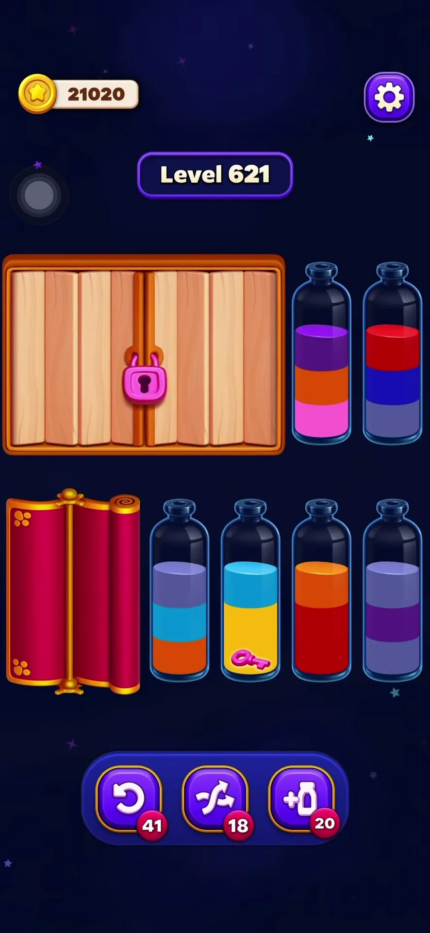 Retrieve the Pink Key