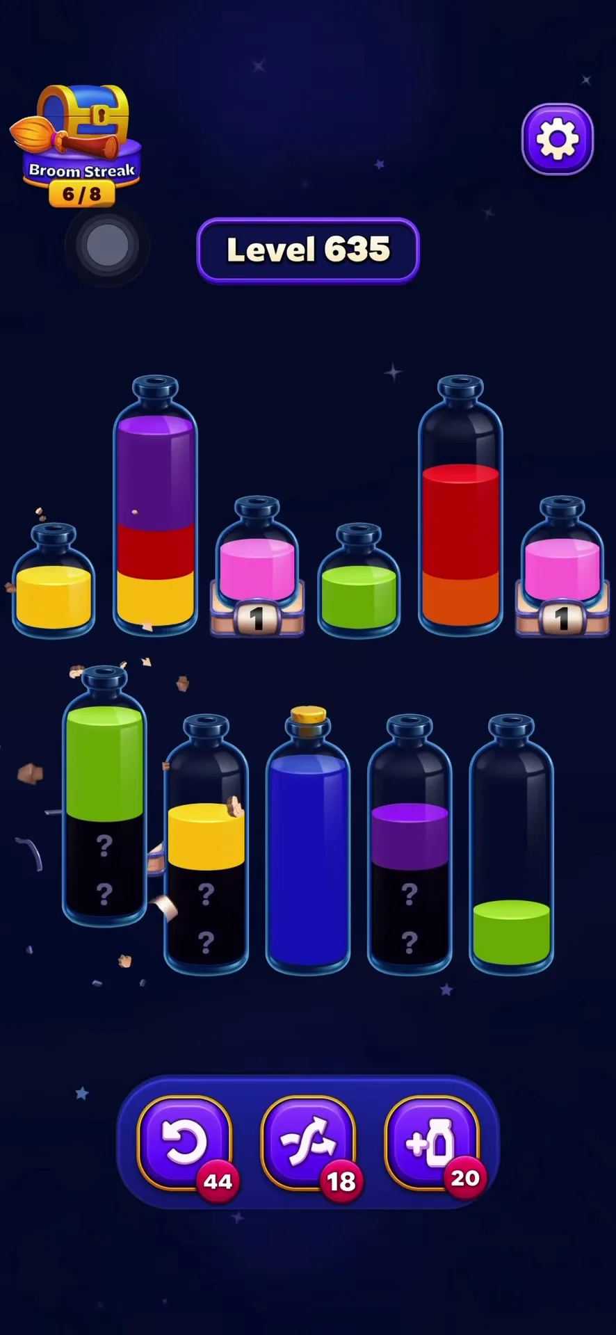 Manage Question Mark Tubes