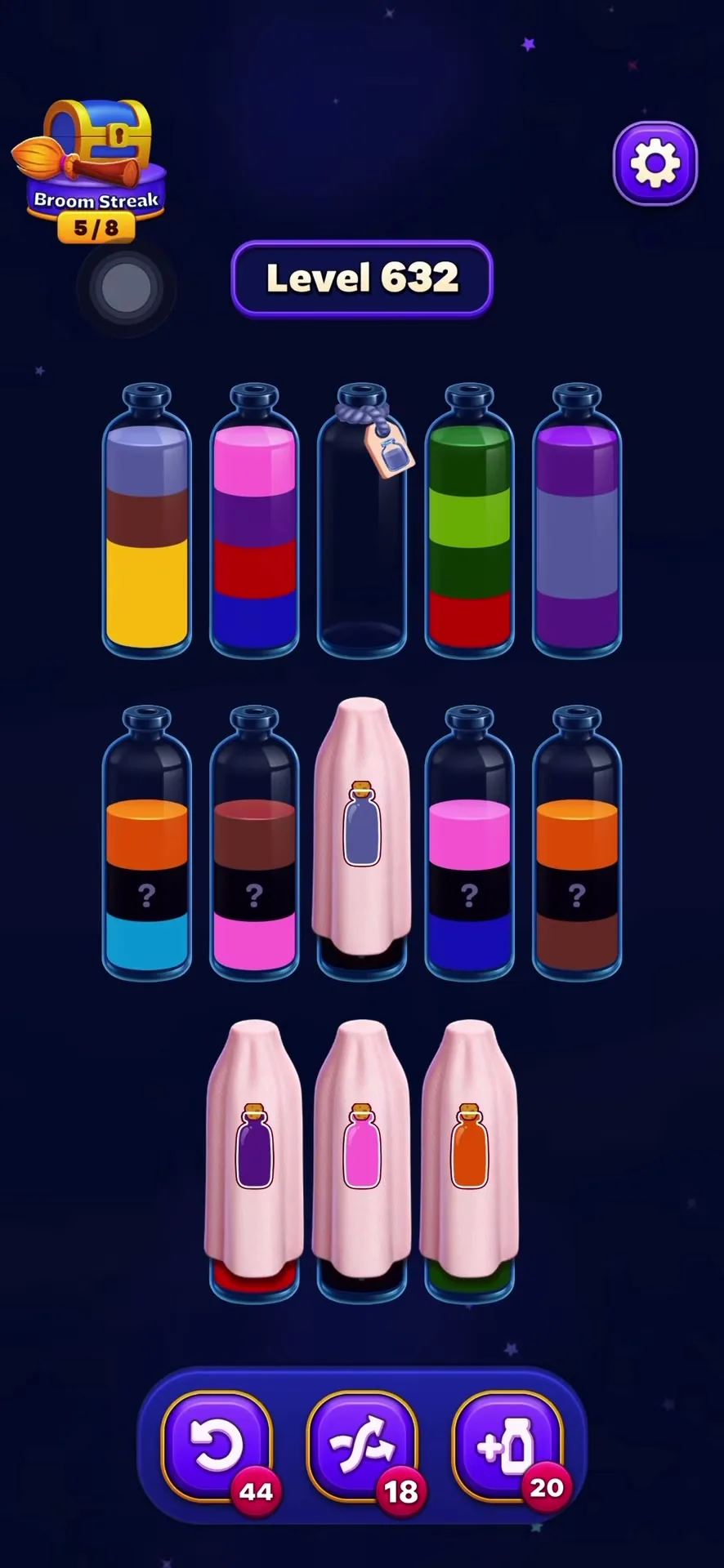 Clear the Top Layers