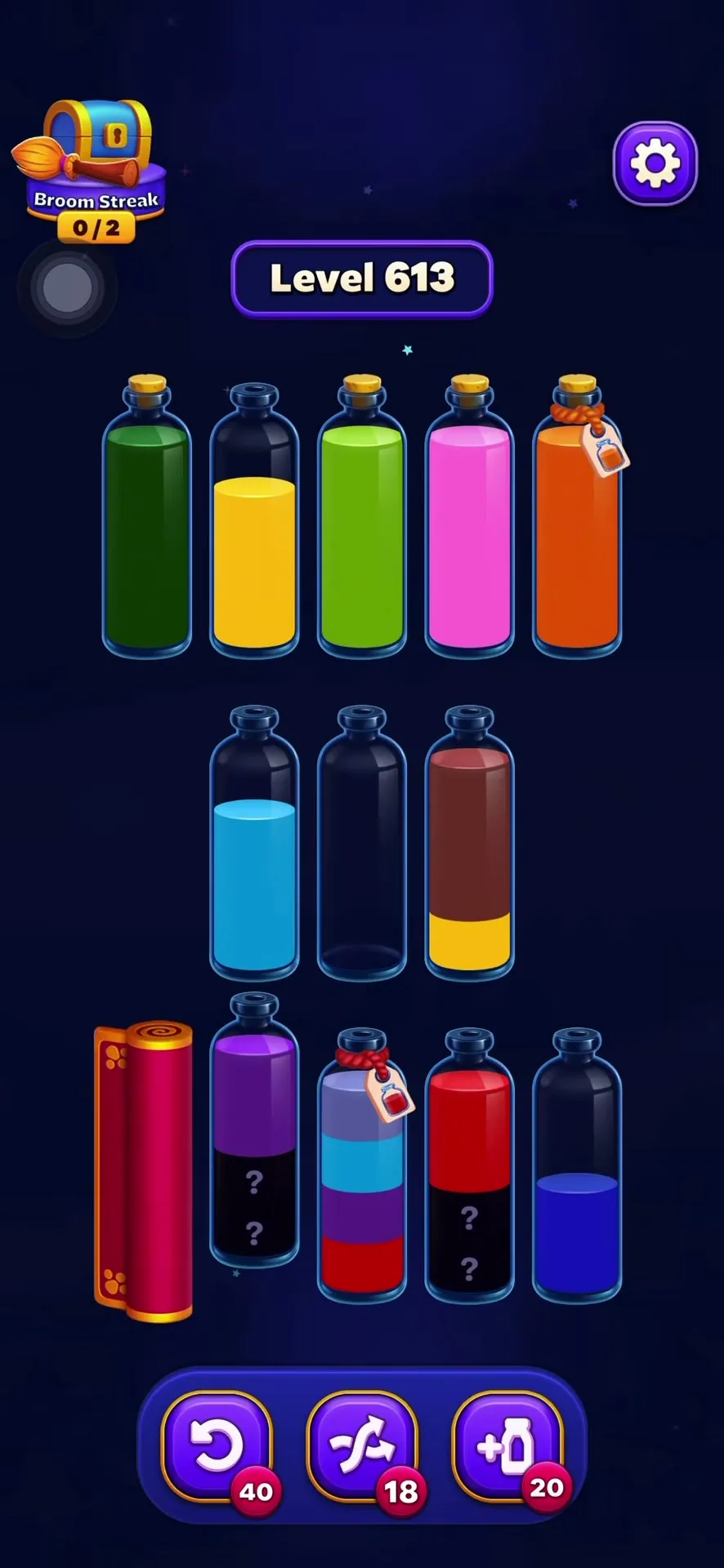 Emptying the Blue Tube