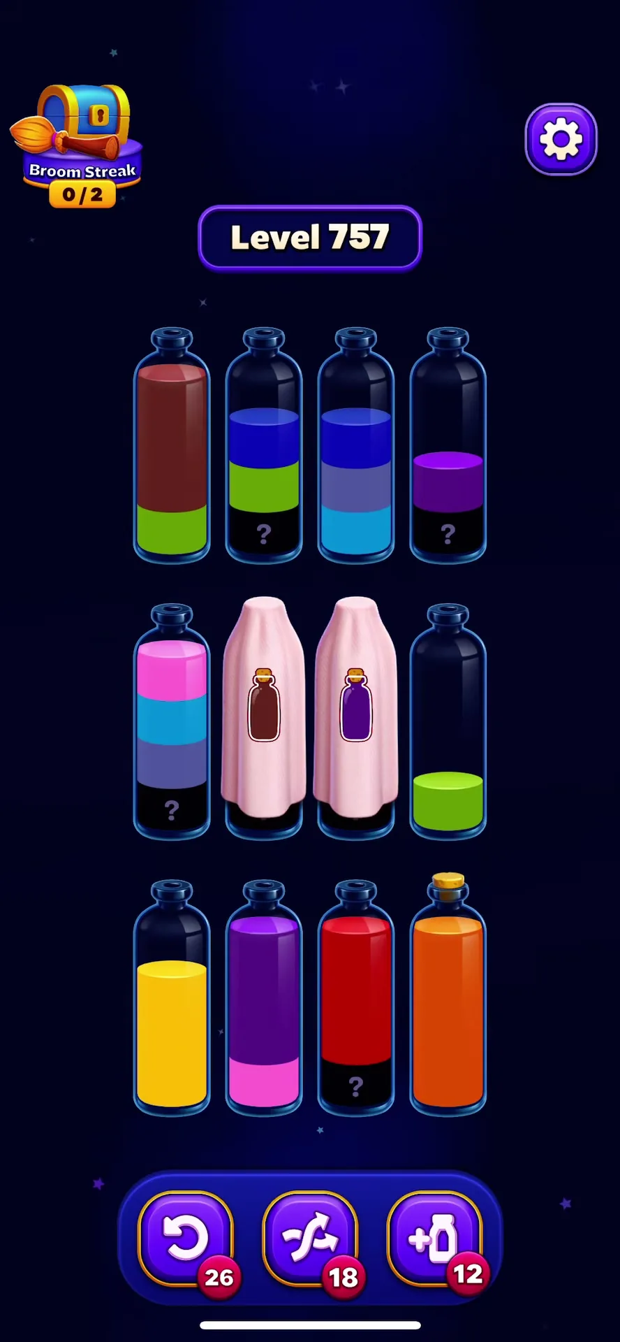 Manage Hidden Middle Row Colors