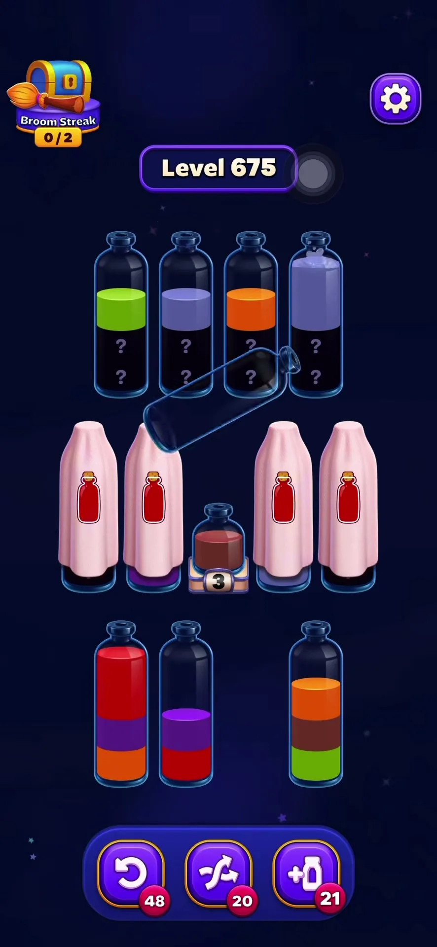 Utilize the Small Buffer Bottle