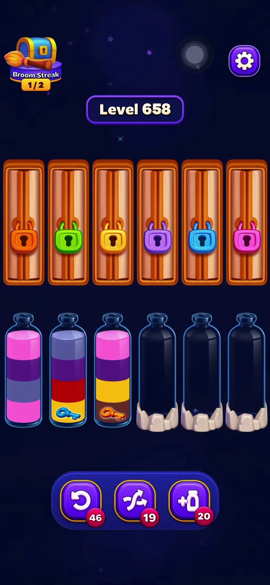 Clear Top Layers for Keys