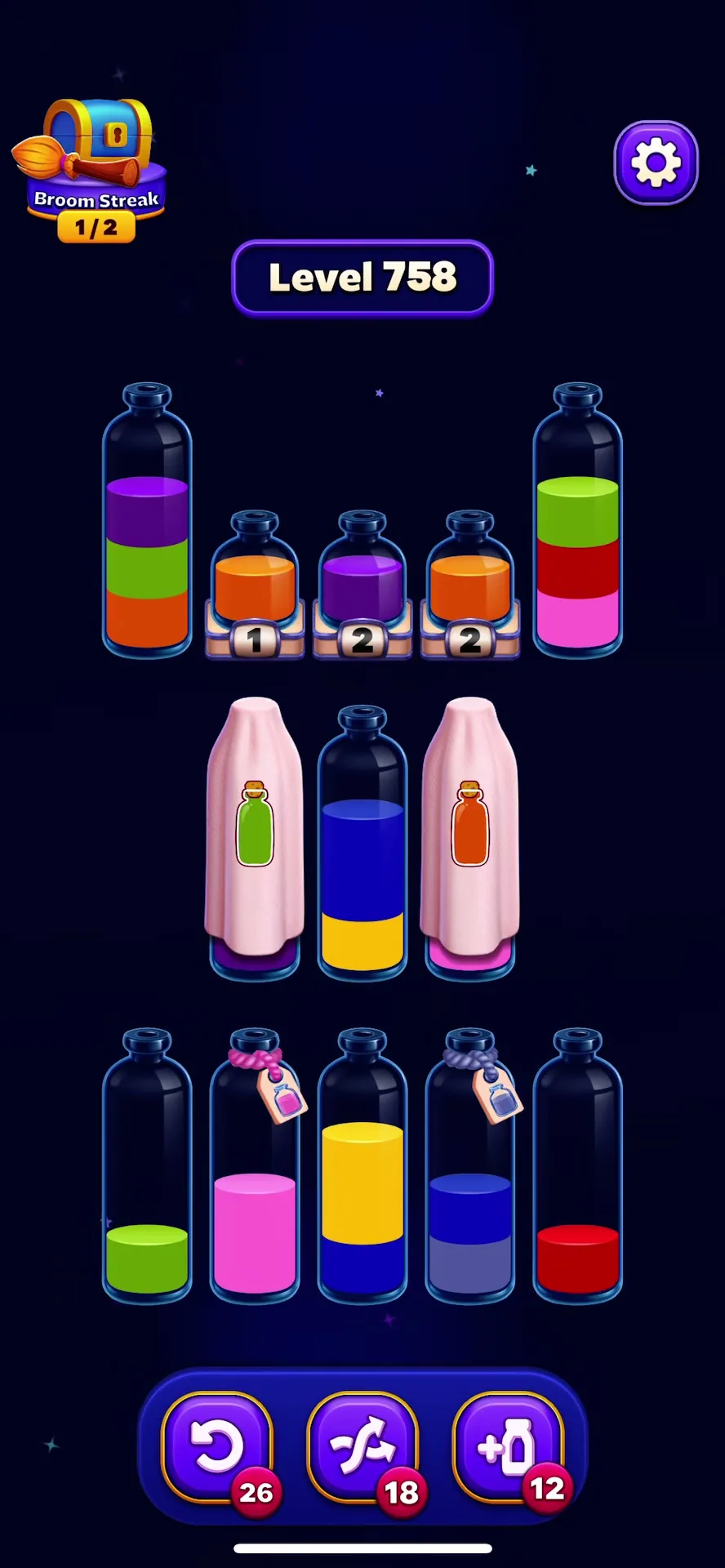 Manage Numbered Mini-Bottles