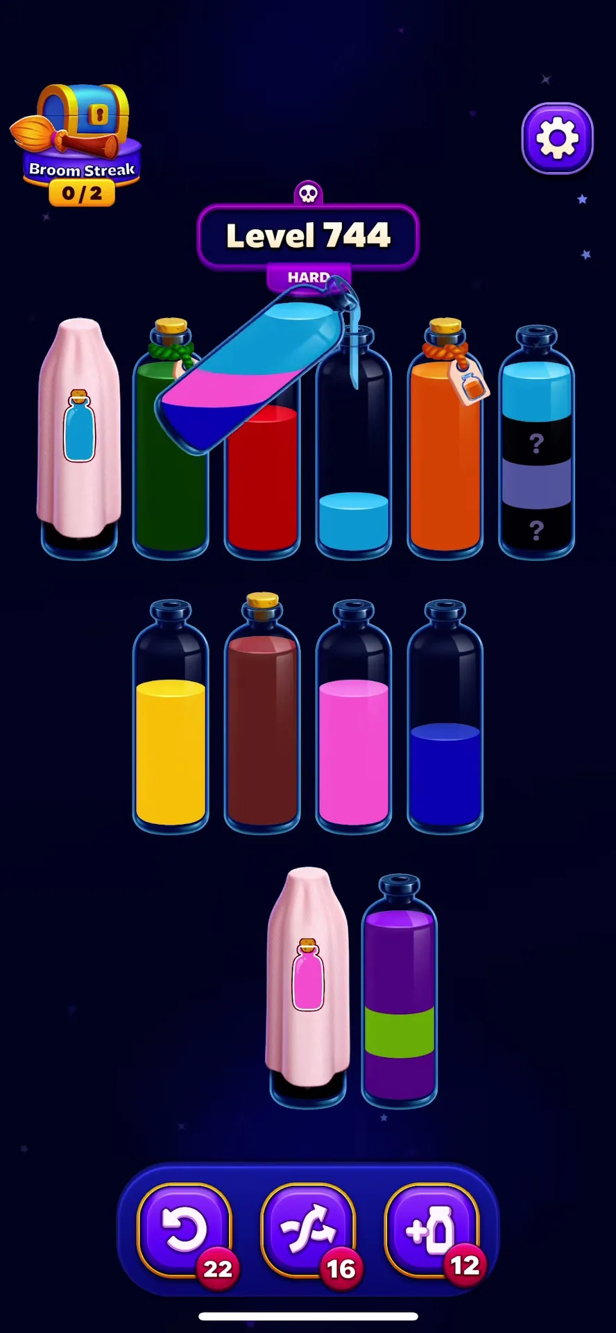 Complete the Blue Potion