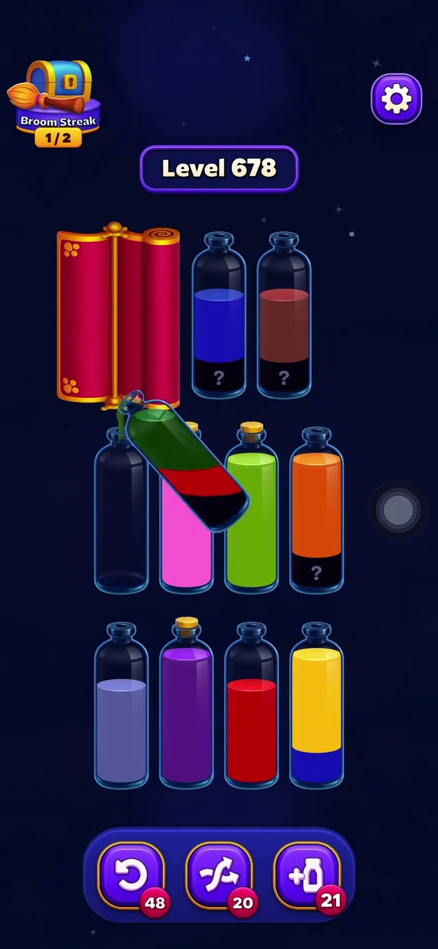 Consolidate Red and Dark Blue