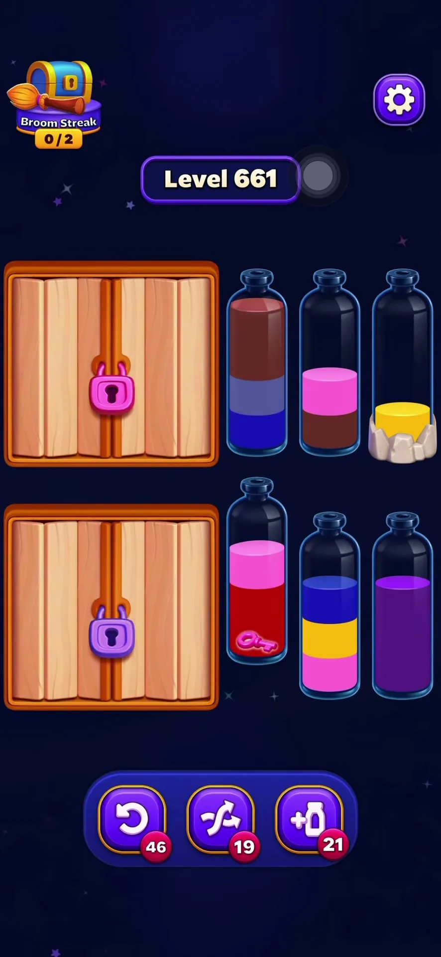 Retrieve the Pink Key