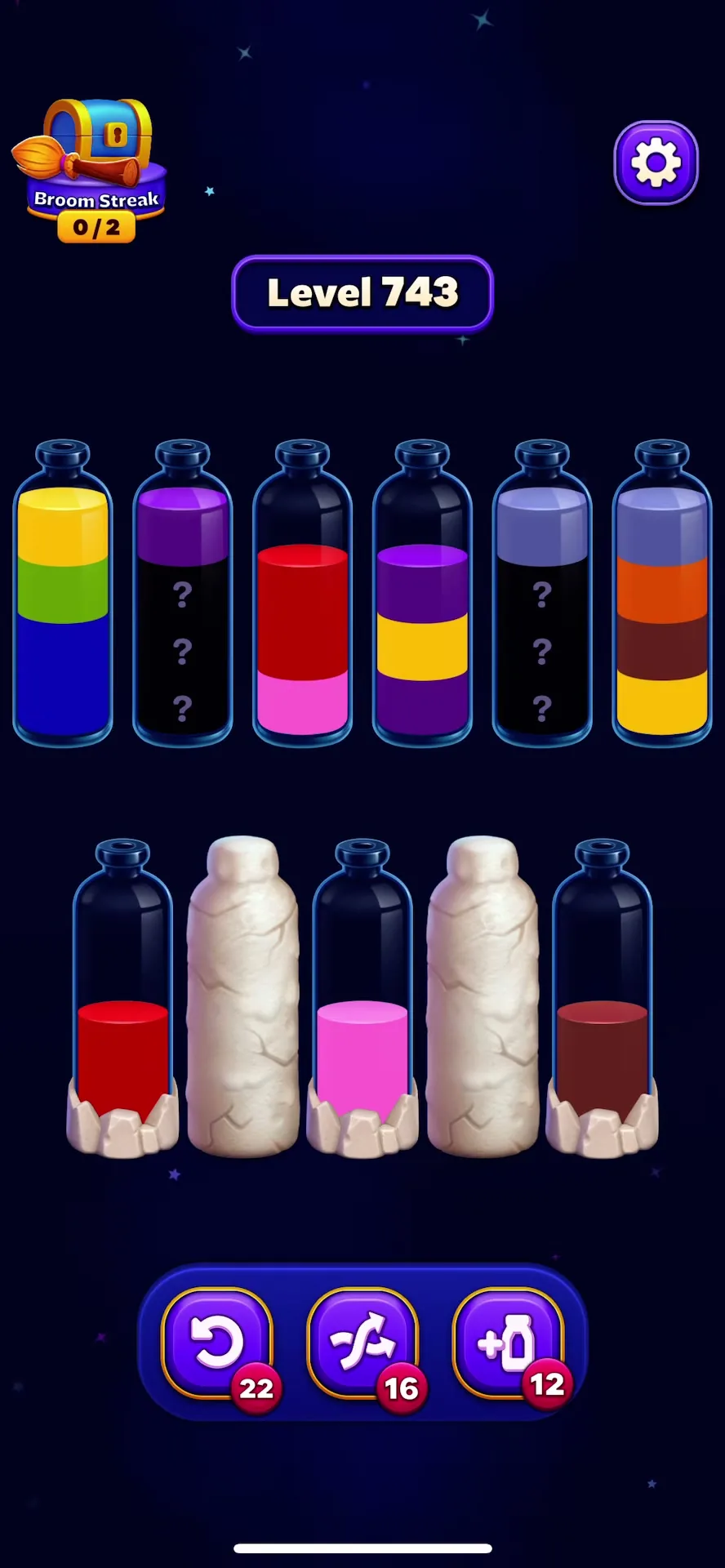 Clear the Top Row First
