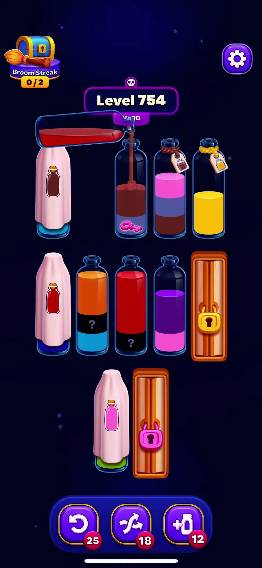 Consolidate Red to Clear Space
